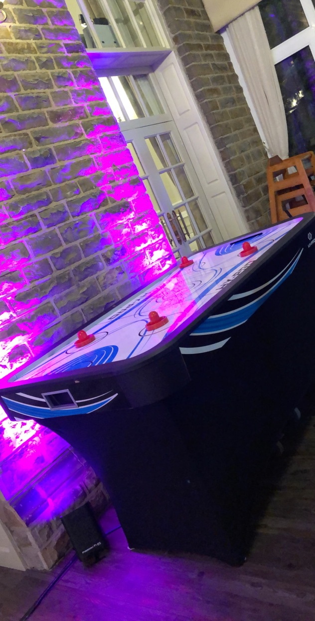 Air Hockey Table Hire Interactive Games Hire JM Entertainment Uk